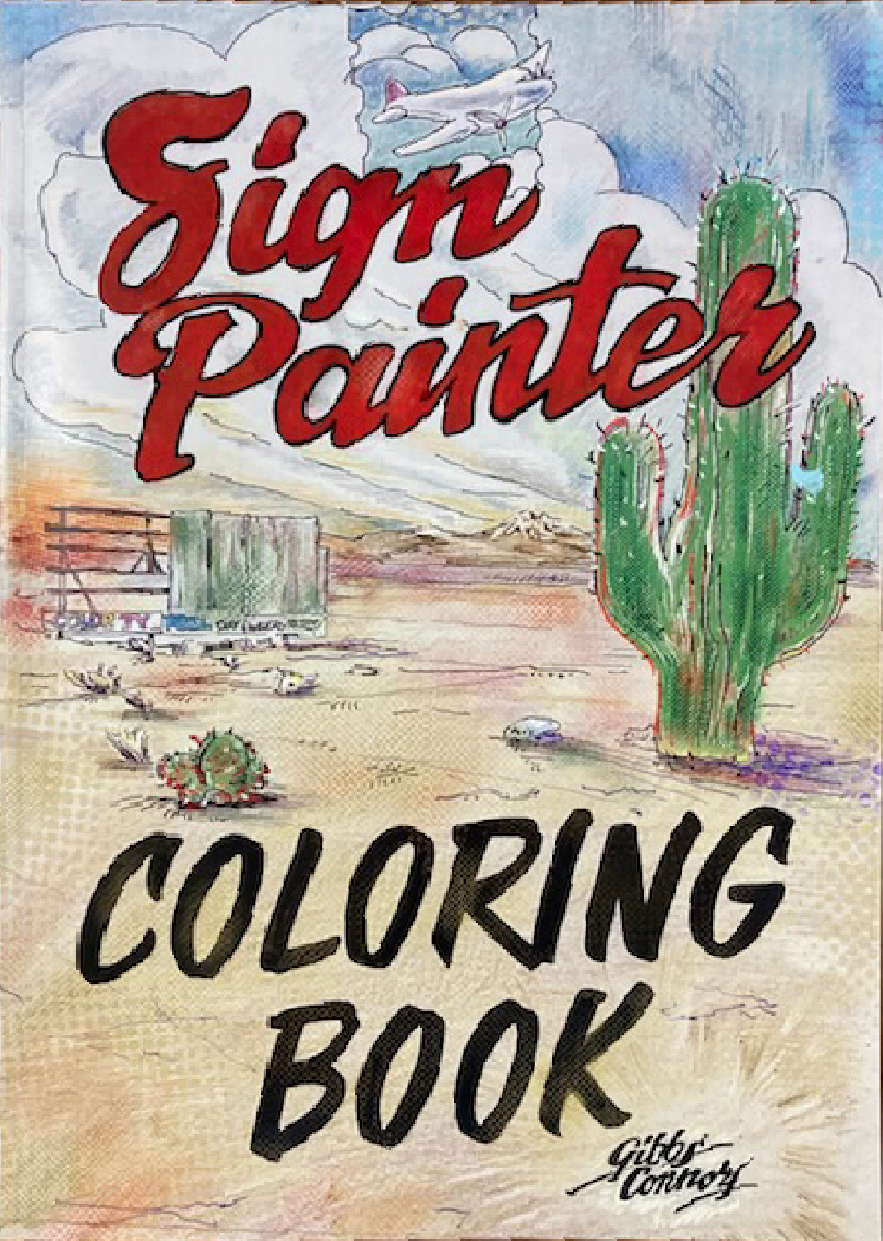 Sign Painter Coloring Book