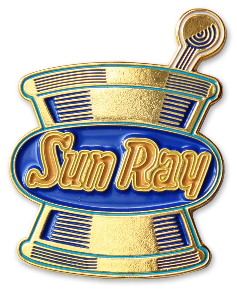 Sun Ray Enamel Pin