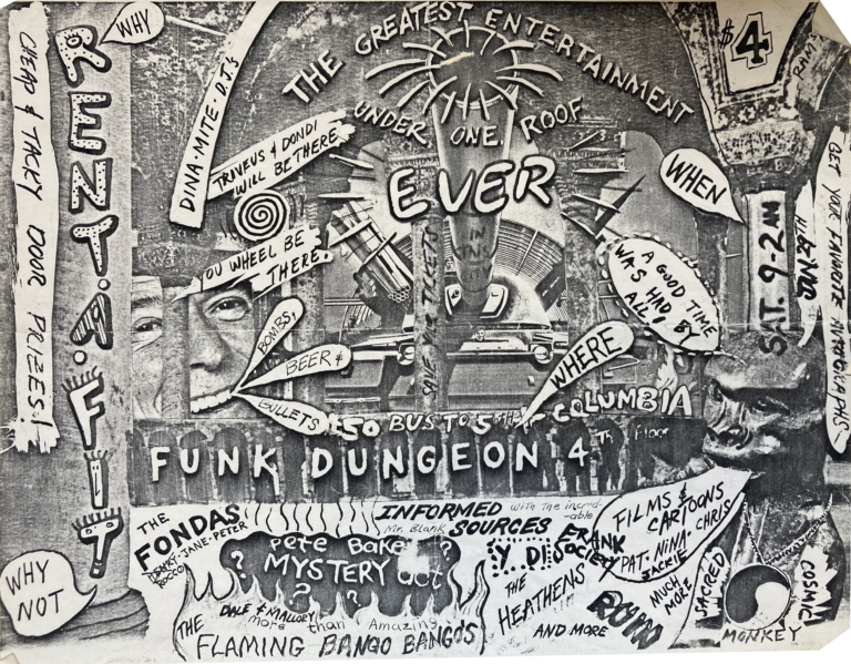 Flyer for Funk Dungeon